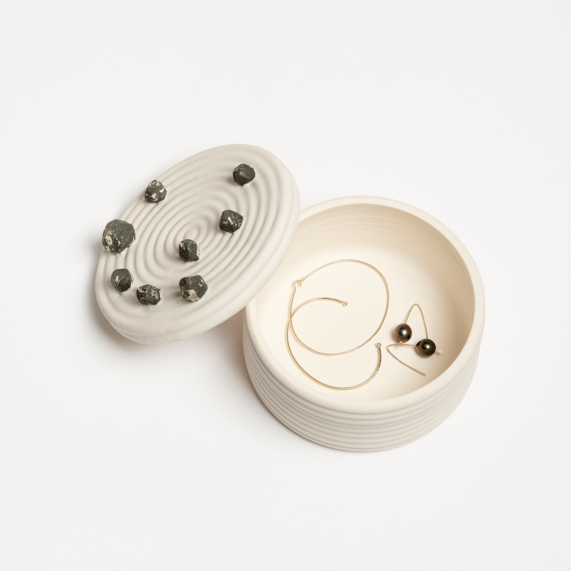 Ripple Rock Container - Ripple Rock Container Object And Totem Ceramics The Garnered 8