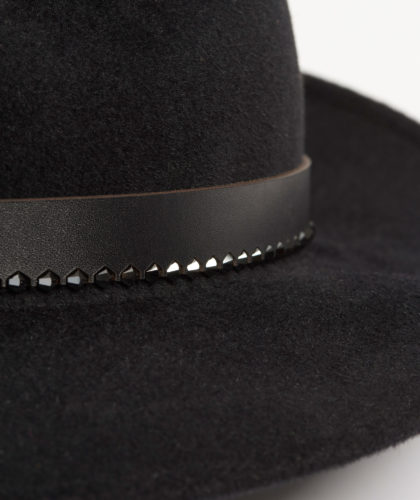 The Garnered - Black Trilby With Crystals Paul Stafford The Garnered 2