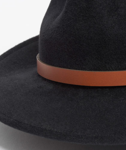 The Garnered - Black Trilby With Leather Trim Paul Stafford The Garnered2