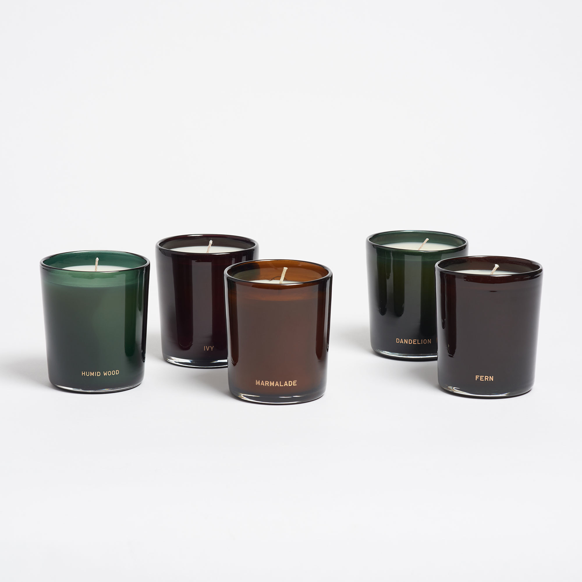 Scented Candle in Hand-Blown Vessel - Dandelion - Perfumer H Candles The Garnered Group