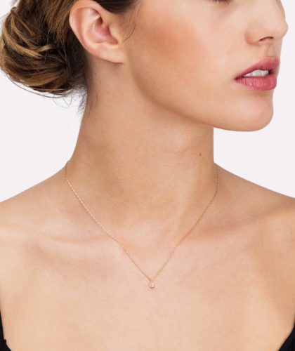 The Garnered - Gold Pearl Pendant Necklace Rebecca Peacock Jewellery The Garnered 2