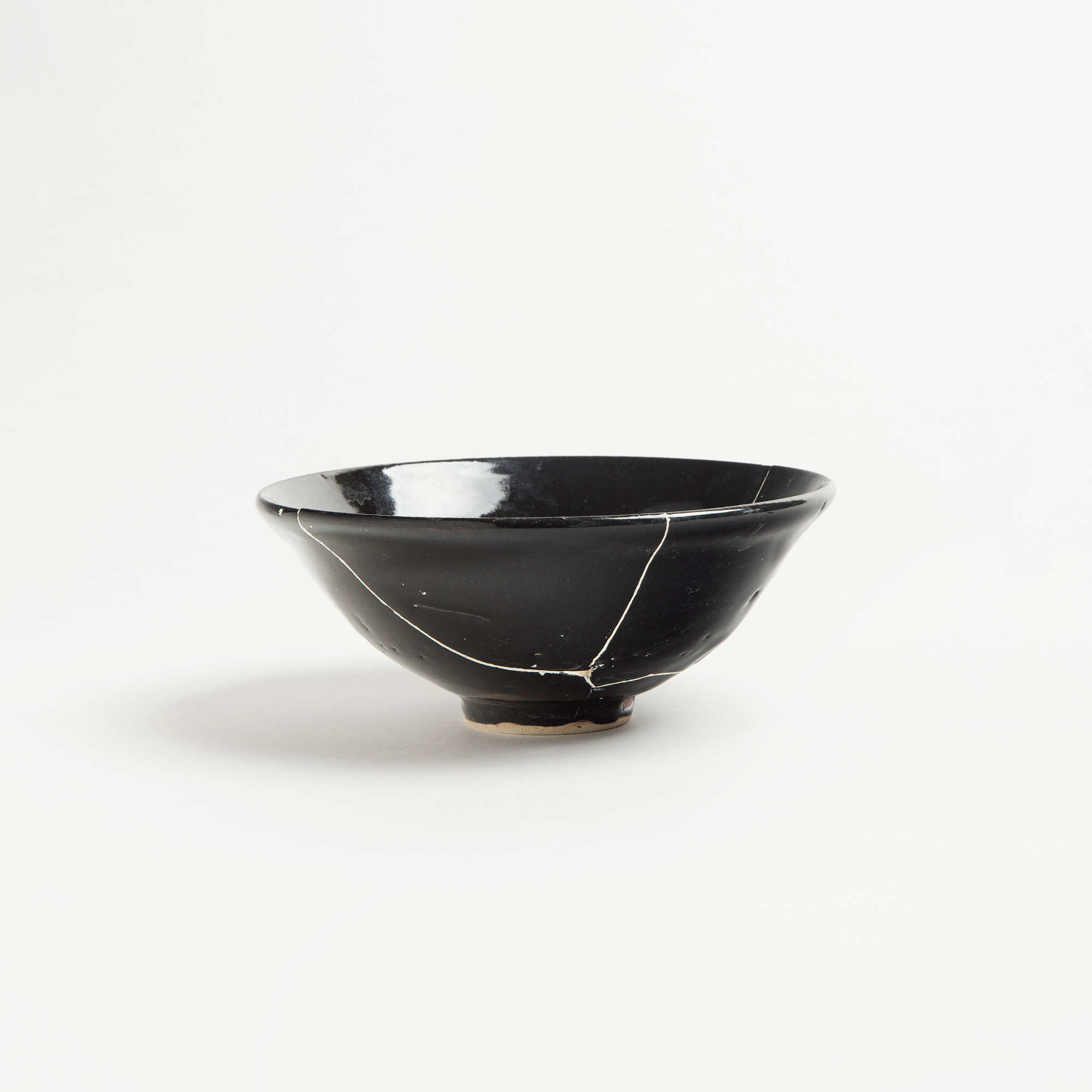 Black Fracture Bowl No. 3 Unique Piece - Black Fracture 3 Series Bowl Romy Northover Ceramics The Garnered 72 3