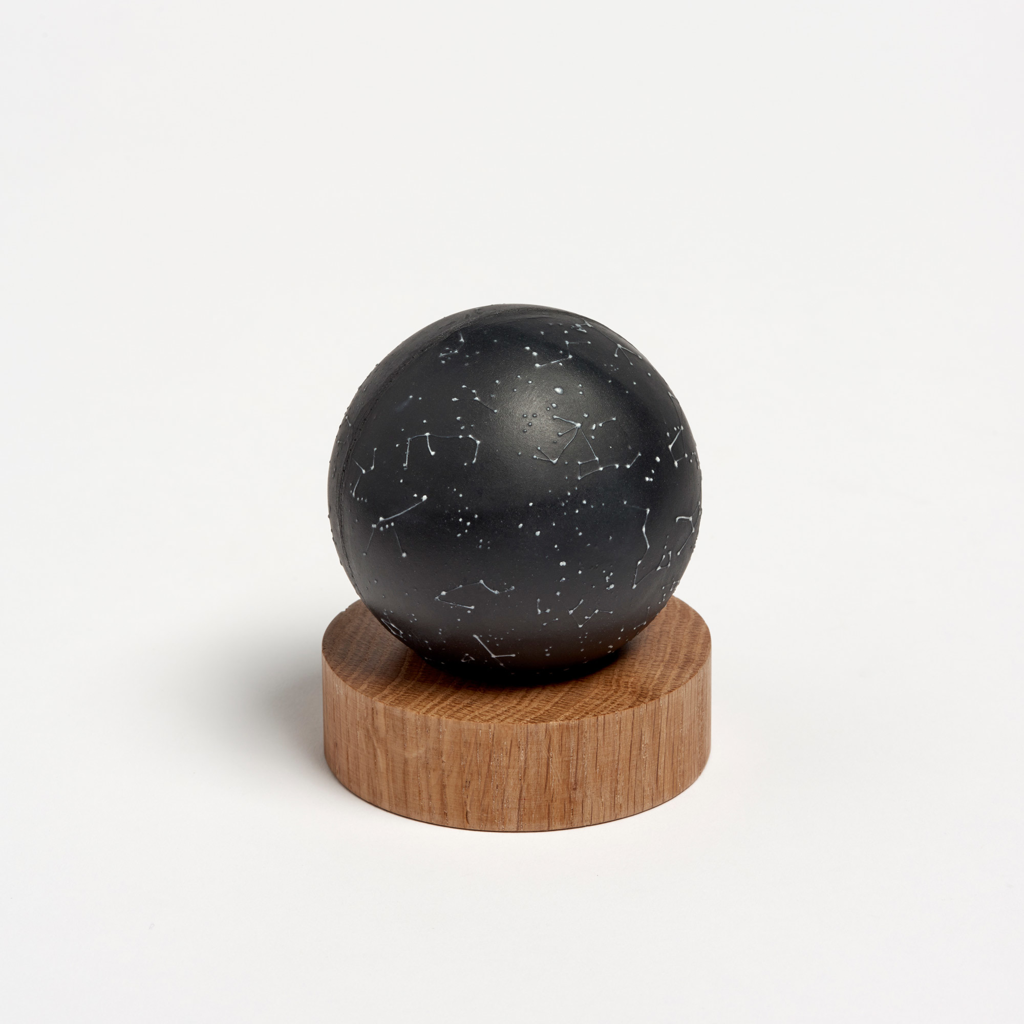 Hand-Painted Ceramic Black Celestial Globe - Black Celestial Globe The Little Globe Co The Garnered 1