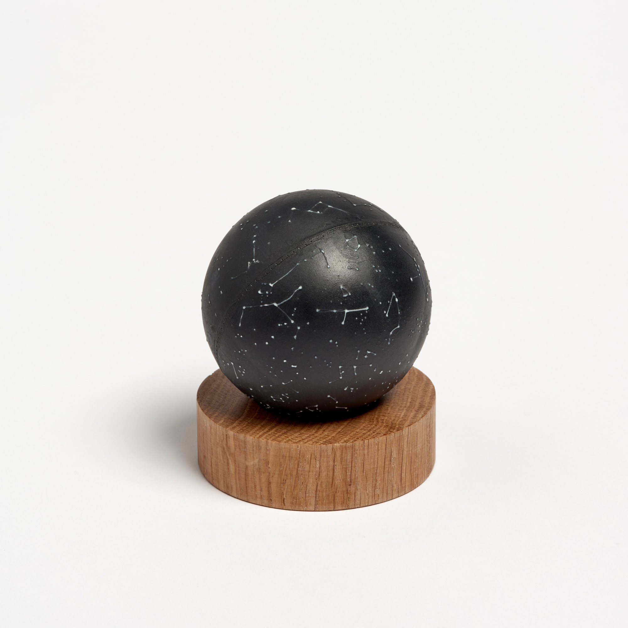 Hand-Painted Ceramic Black Celestial Globe - Black Celestial Globe The Little Globe Co The Garnered 2