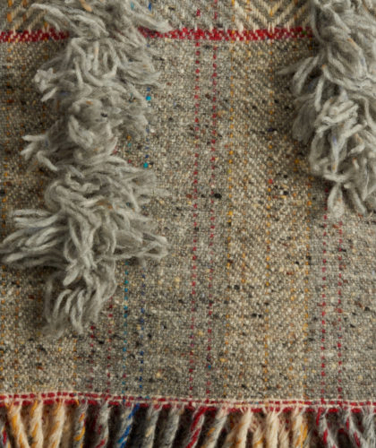 The Garnered - Tassled Blanket The Tweed Project Textiles The Garnered 7