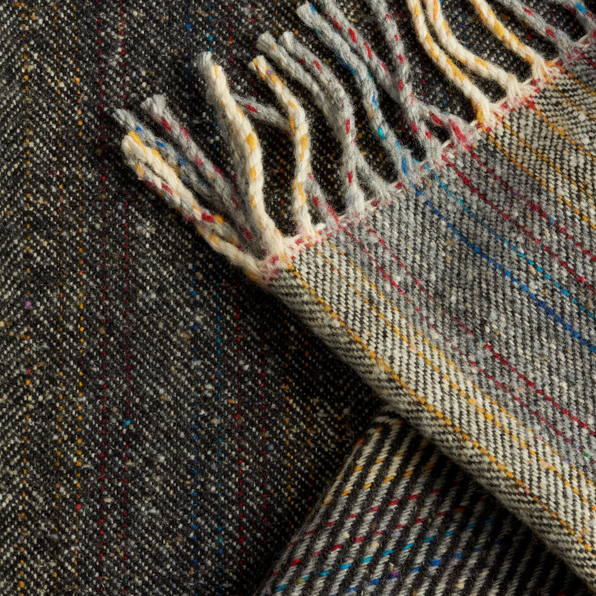 Handmade Merino Wool Indian Shawl - Shawl The Tweed Project Textiles The Garnered 13