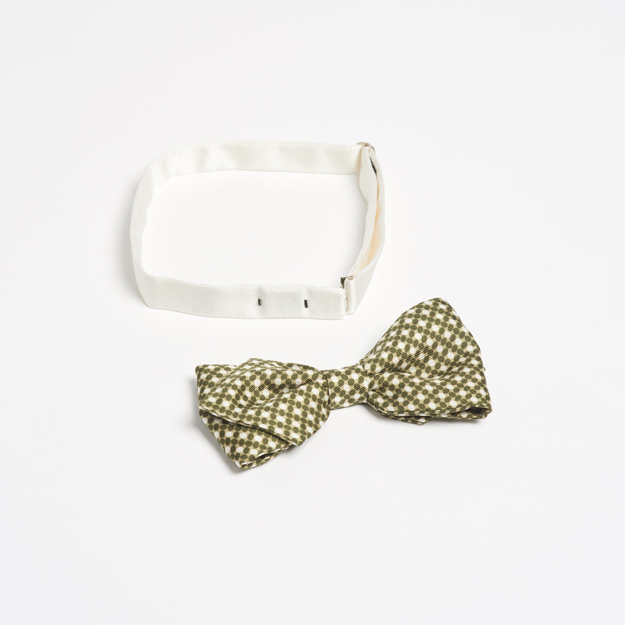 Diamant Silk Spotted Magnetic Bow-Tie - Detachable Bowtie Maison F Ties The Garnered 17