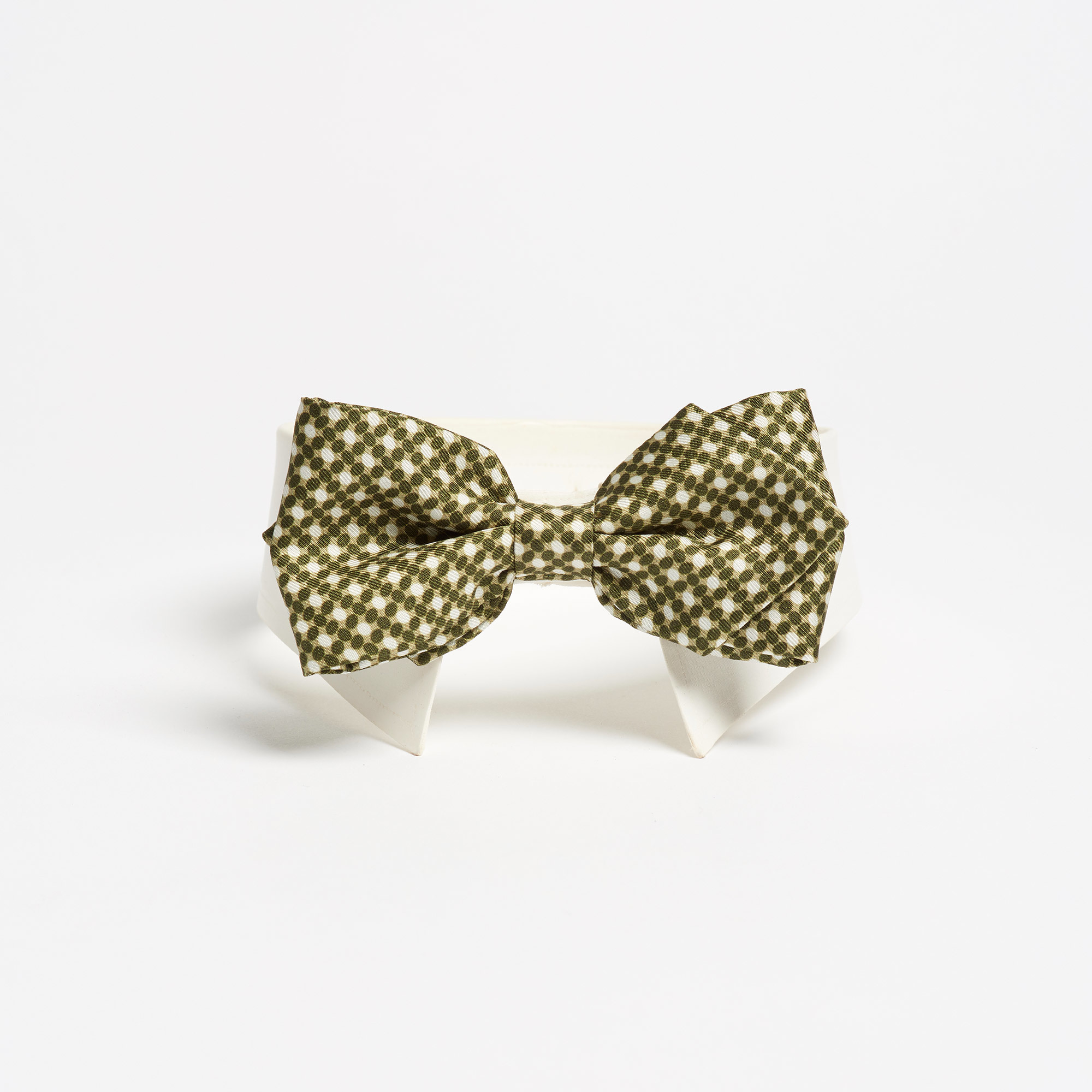 Diamant Silk Spotted Magnetic Bow-Tie - Detachable Bowtie Maison F Ties The Garnered 19