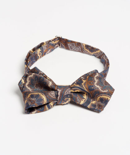 The Garnered - Brown Paisley Bowtie Maison F Ties The Garnered 6
