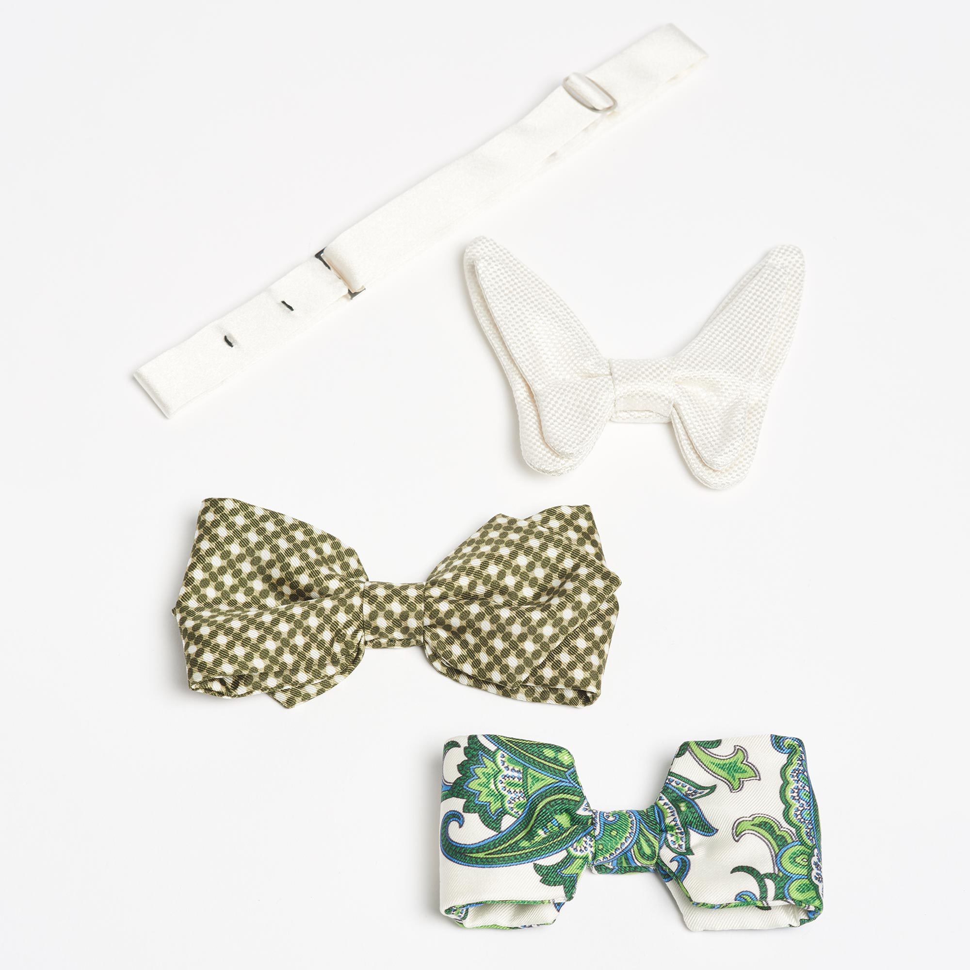 Set of 3 Handmade Silk Magnetic Bow-Ties - Bowtie Maison F Ties The Garnered 14