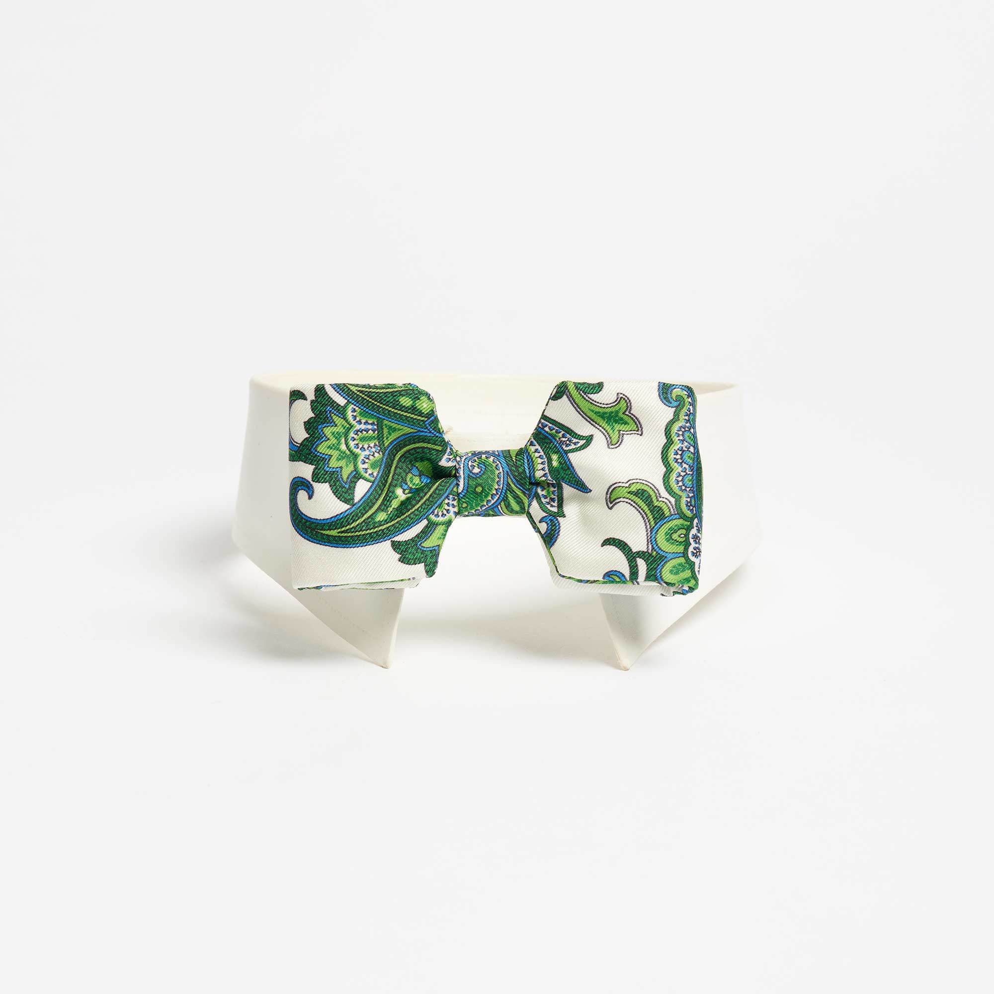 Cubique Handmade Silk Paisley Magnetic Bow-Tie - Bowtie Maison F Ties The Garnered 26