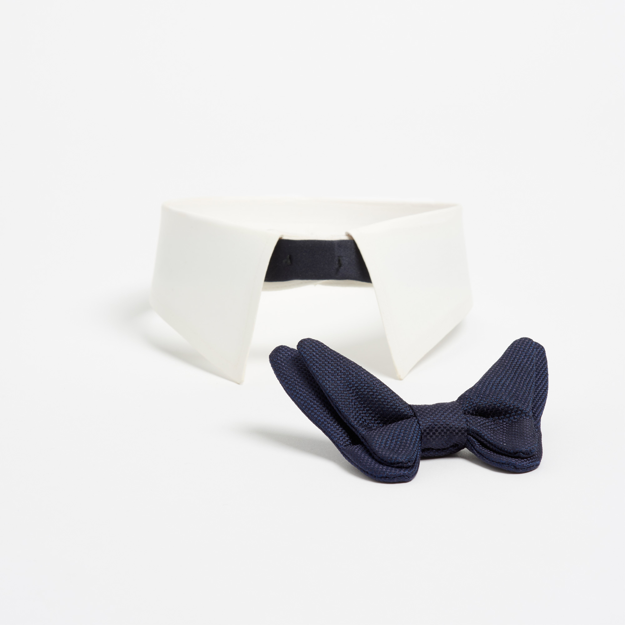 Butterfly Marine Silk Magnetic Bow-Tie - Bowtie Maison F Ties The Garnered 89