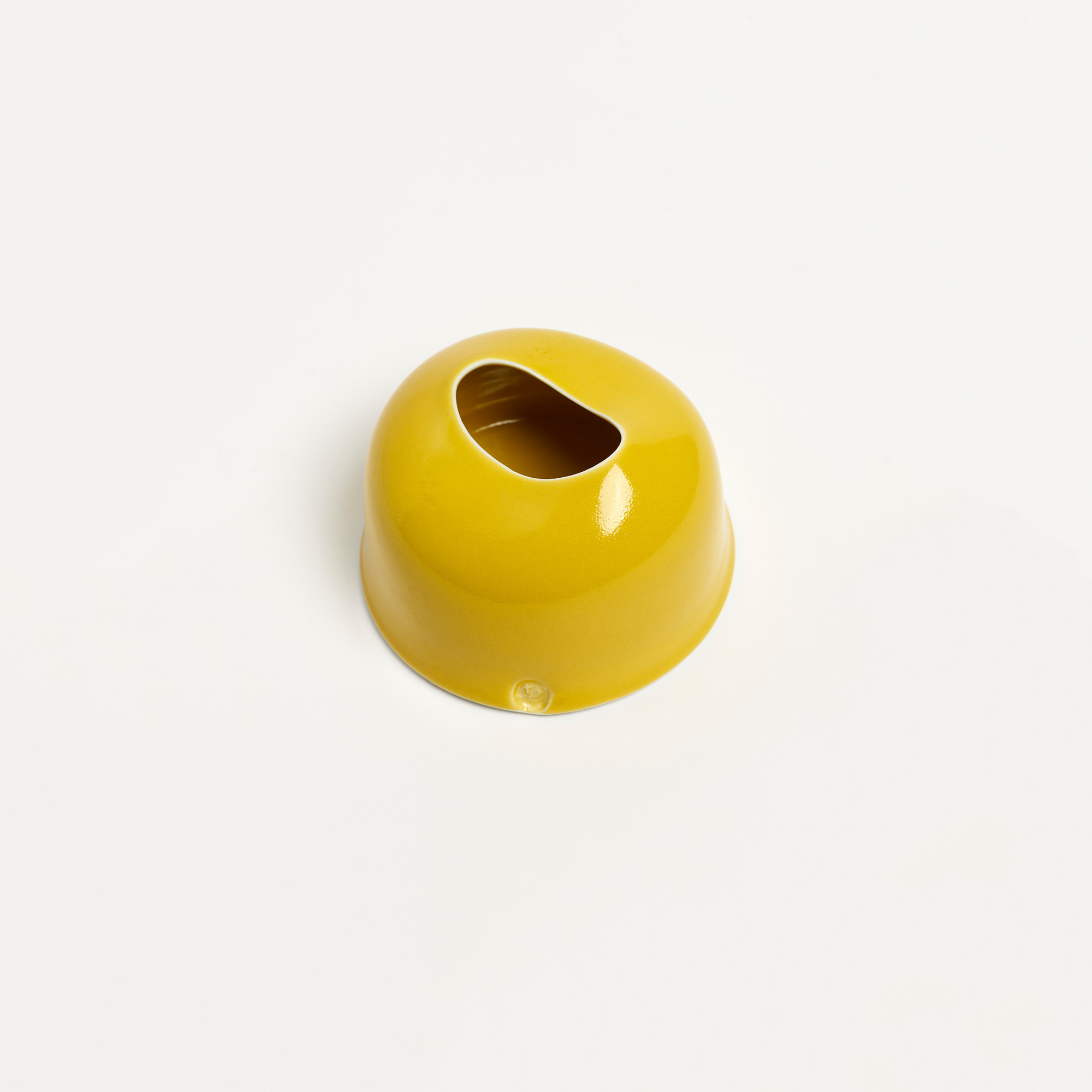 Small Yellow Table Vessel - 70 Table Vessel Tanya Gomez Ceramics The Garnered 36