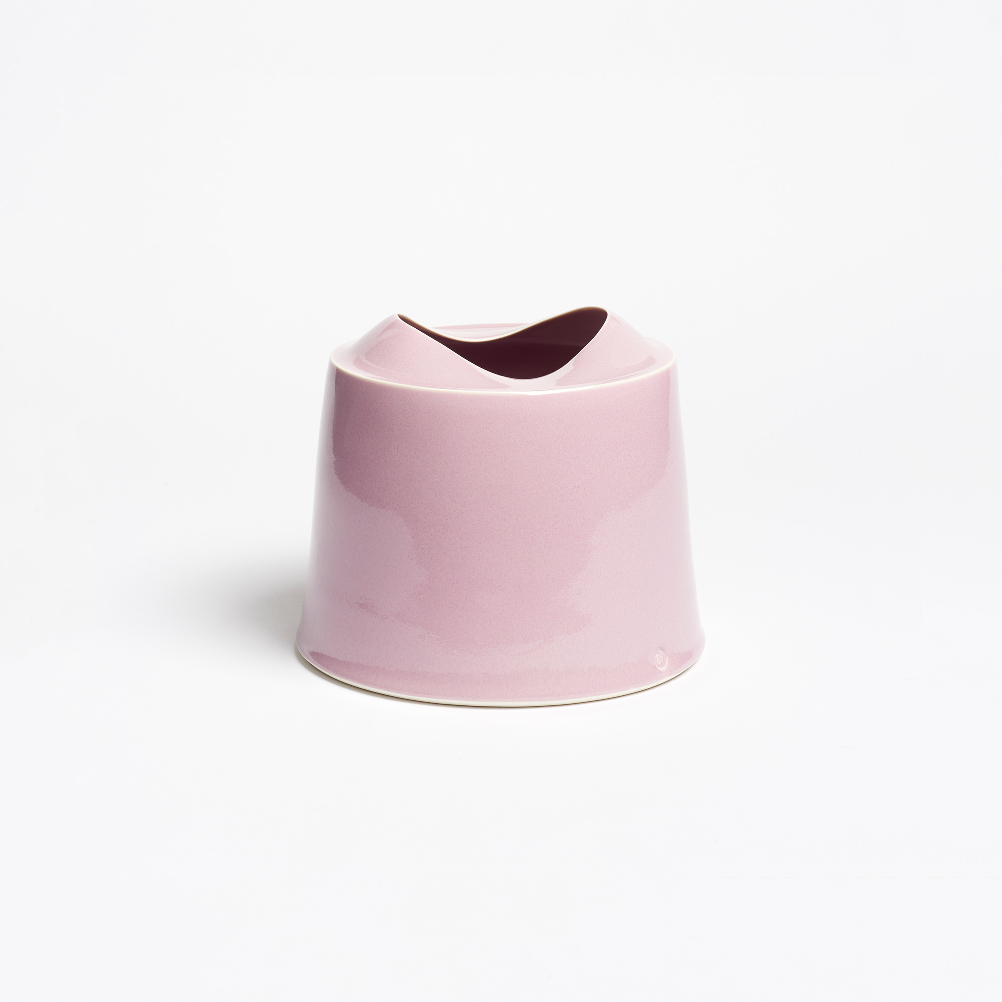 Small Wide Lilac Vessel - 90 Lilac Wide Vessel Small Tanya Gomez Ceramics The Garnered 56