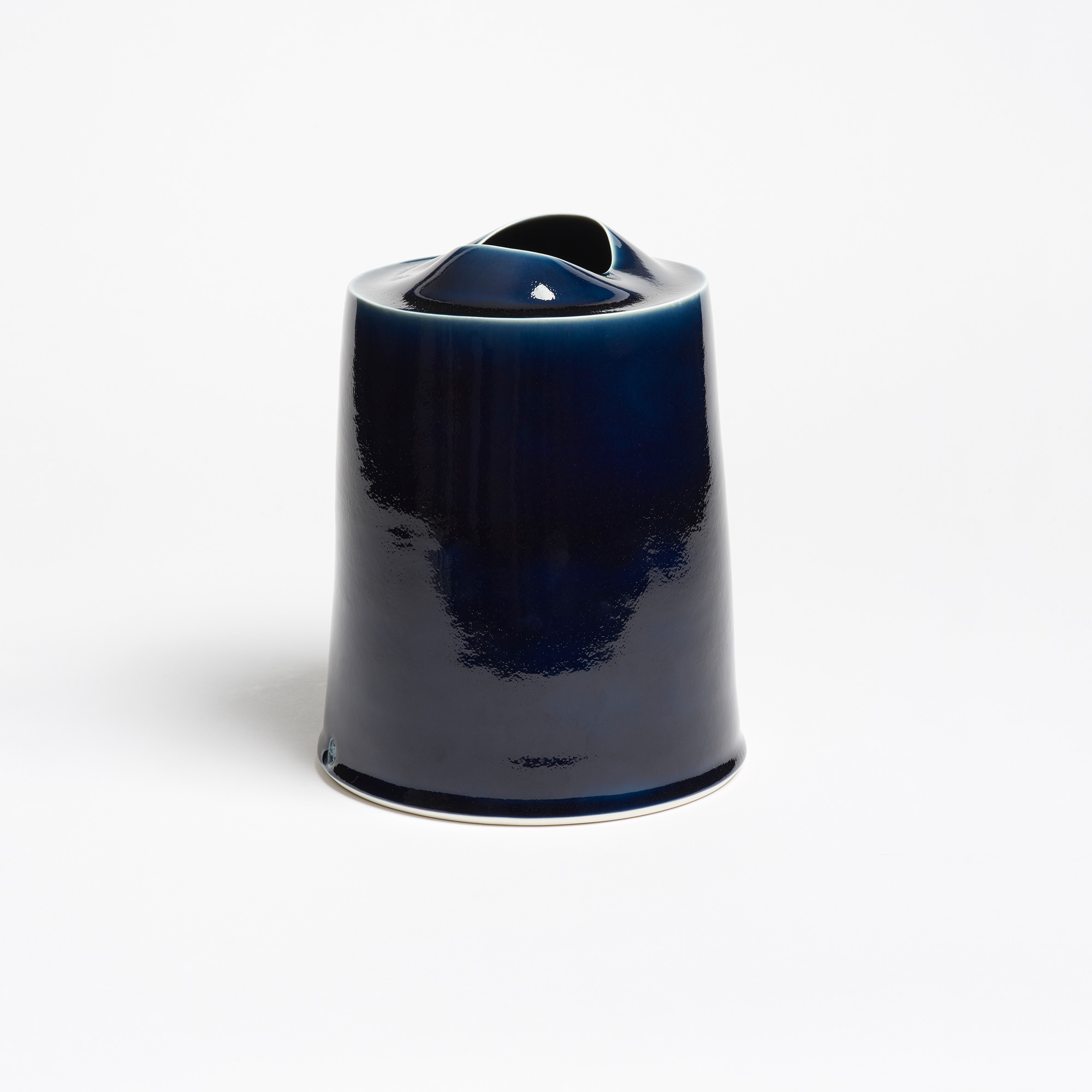 Small Tall Midnight Vessel - 90 Midnight Tall Vessel Small Tanya Gomez Ceramics The Garnered 49