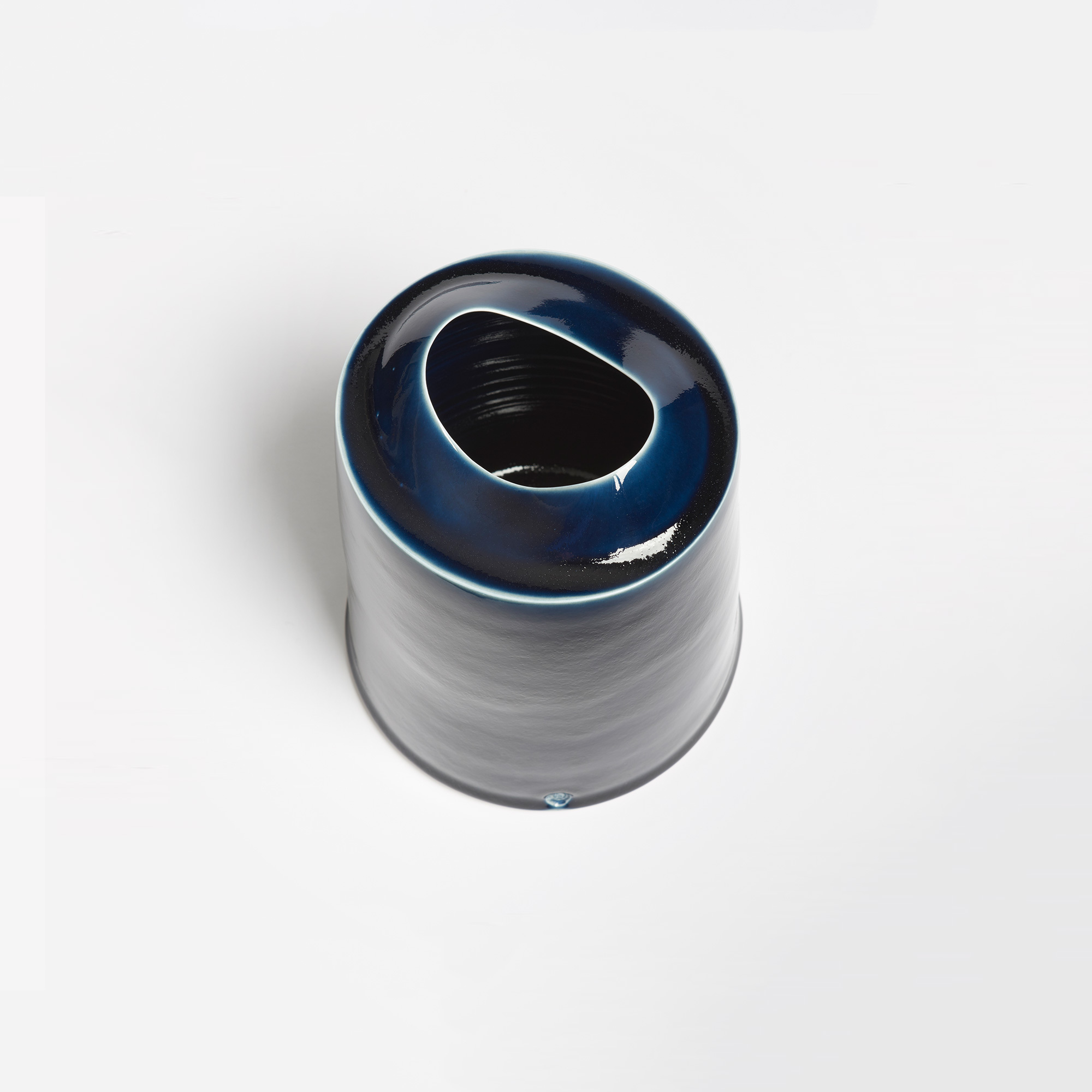 Small Tall Midnight Vessel - 90 Midnight Tall Vessel Small Tanya Gomez Ceramics The Garnered 50