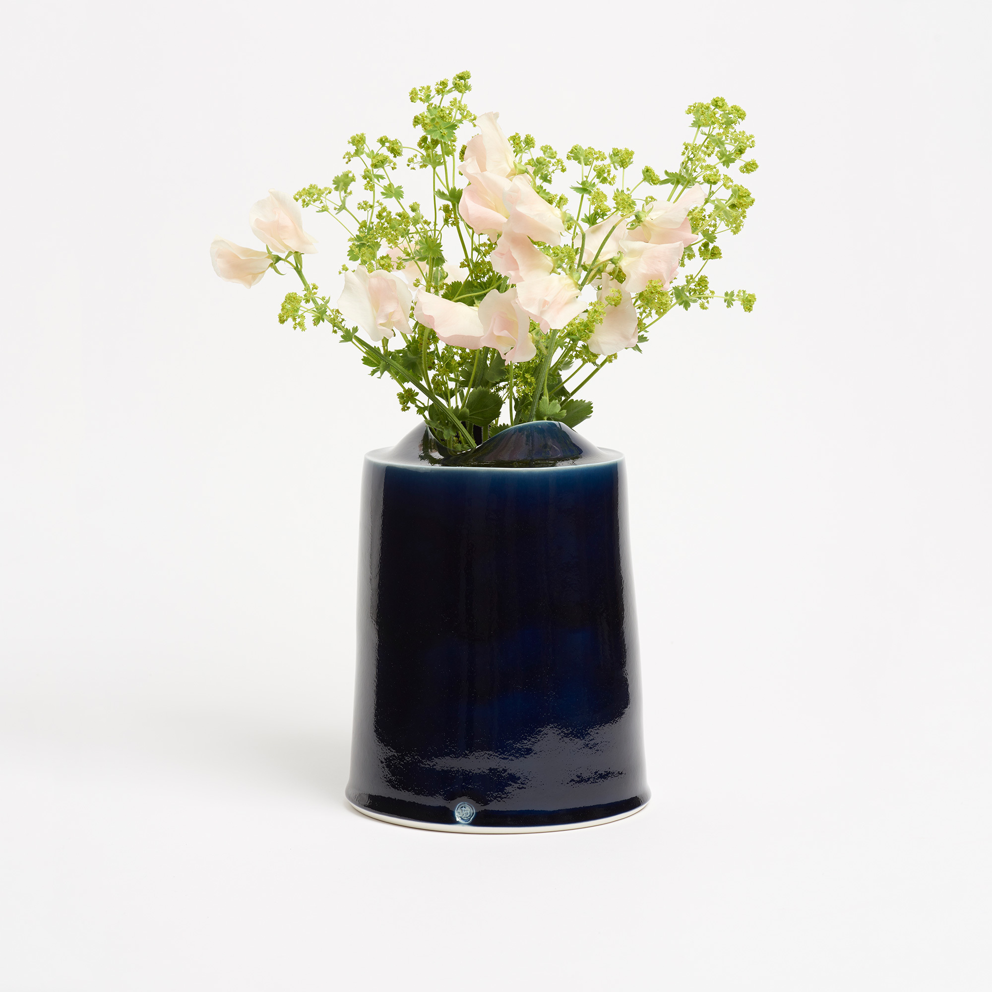 Small Tall Midnight Vessel - Midnight Tall Vessel Small Tanya Gomez Ceramics The Garnered 47