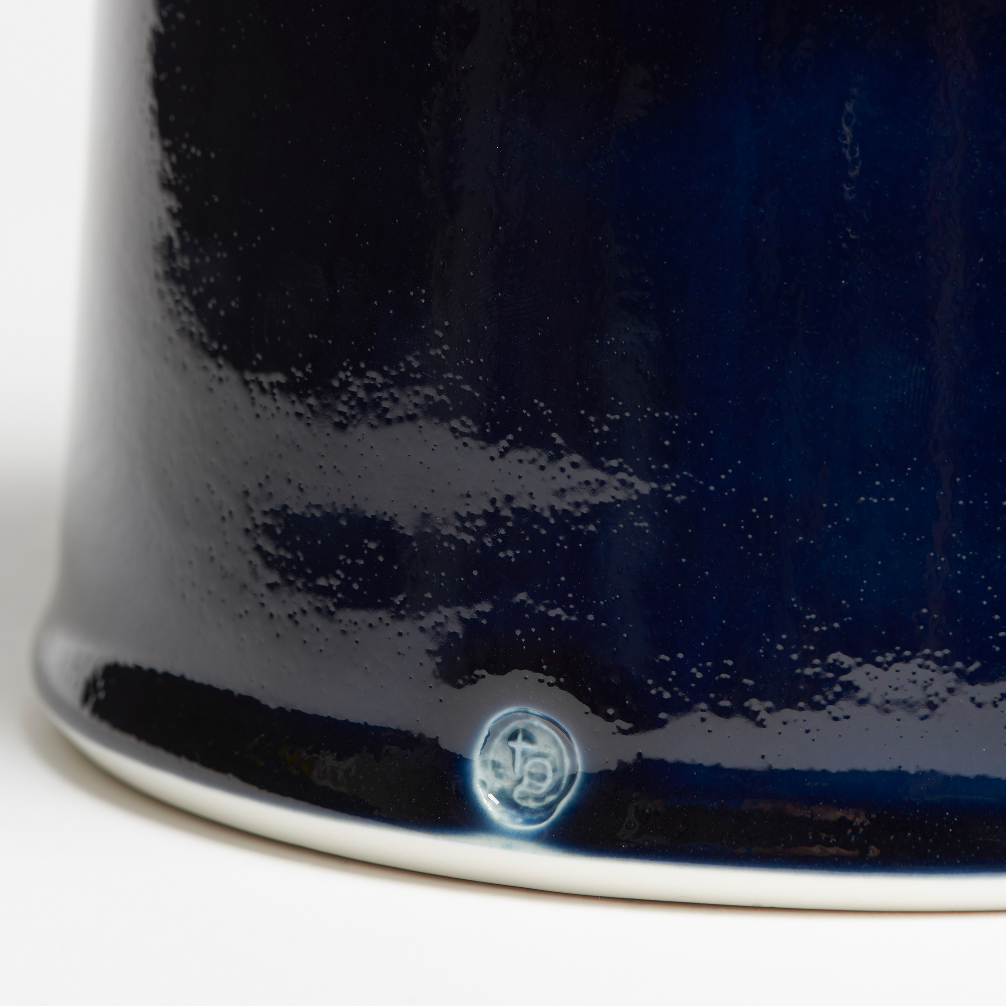 Small Tall Midnight Vessel - Midnight Tall Vessel Small Tanya Gomez Ceramics The Garnered 51