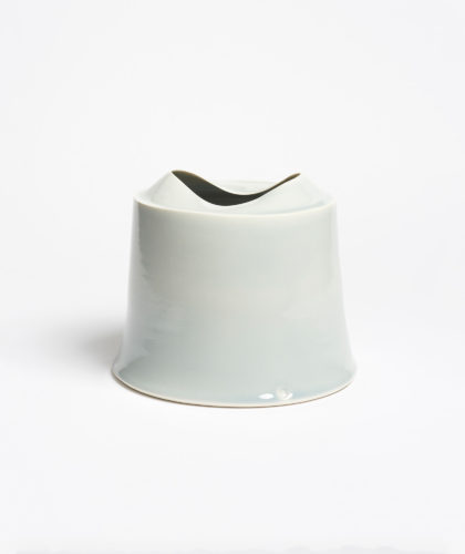 The Garnered - Medium Grey Wide Vessel Small Medium Tanya Gomez Ceramics The Garnered 61
