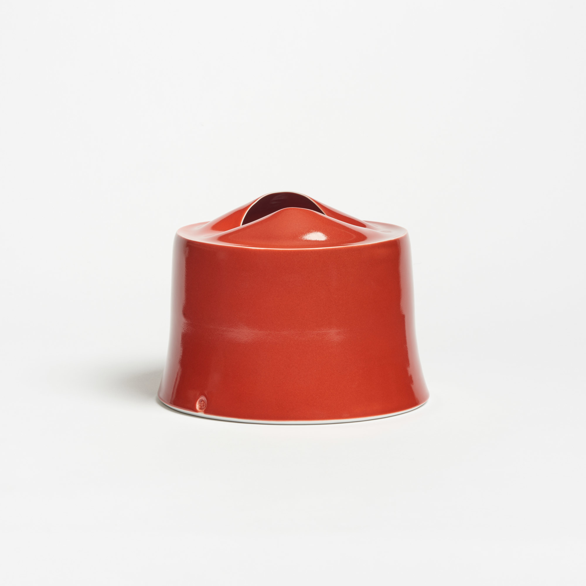 Small Wide Red Vessel - Red Small Wide Vessel Tanya Gomez Ceramics The Garnered 2