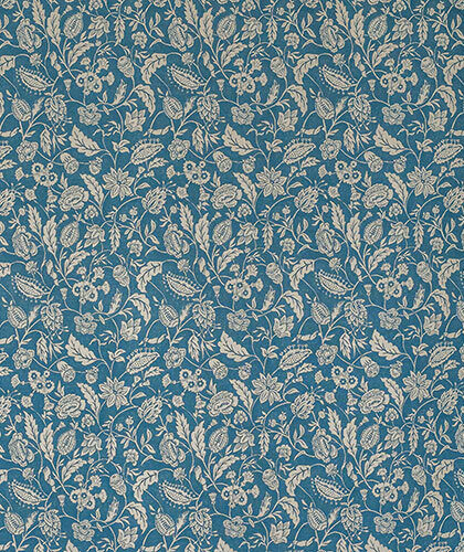 The Garnered - The Garnered Antoinette Poisson Indiennes Blue Fabric Full Thumbnail