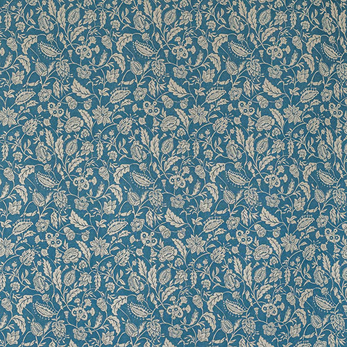 The Garnered - The Garnered Antoinette Poisson Indiennes Blue Fabric Full Thumbnail