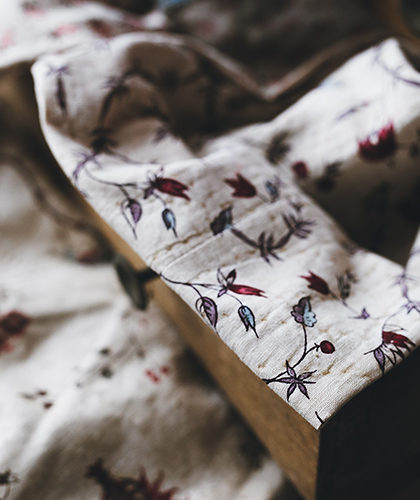 The Garnered - The Garnered Antoinette Poisson Ruth Ribeaucourt Fabrics Jardin Doeillets Thumbnail