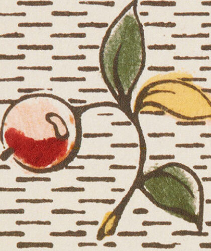 The Garnered - Antoinette Poisson Wallpaper Berries The Garnered Detail Thumbnail