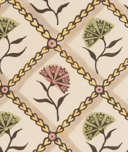 The Garnered - Antoinette Poisson Wallpaper Oeillets Colour The Garnered Thumbnail