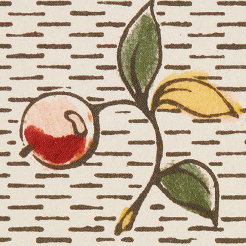 The Garnered - Antoinette Poisson Wallpaper Berries The Garnered Detail Thumbnail