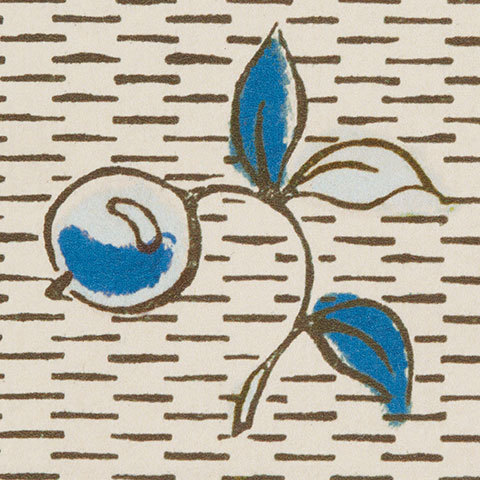 The Garnered - Antoinette Poisson Wallpaper Blue Berries The Garnered Detail Thumbnail