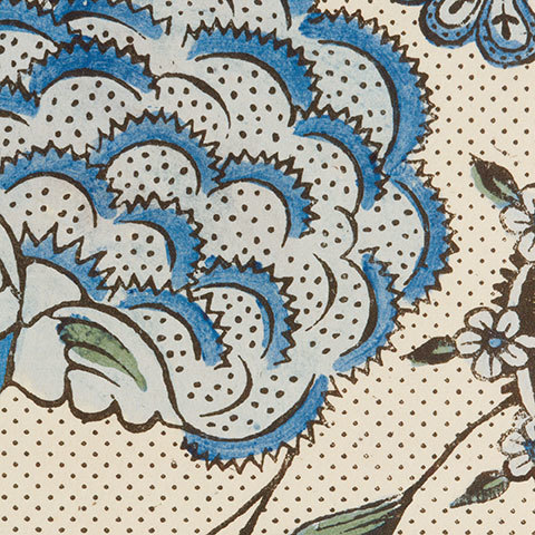 The Garnered - Antoinette Poisson Wallpaper Jaipur Bleu The Garnered Thumbnail