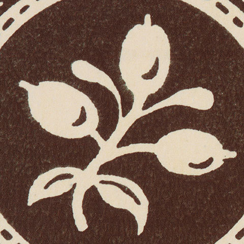 The Garnered - Antoinette Poisson Wallpaper Olives Brown The Garnered Detail Thumbnail