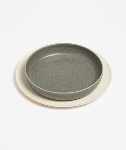 The Garnered - Arielle De Gasquet Grey Bowl White Plate The Garnered Thumbnail