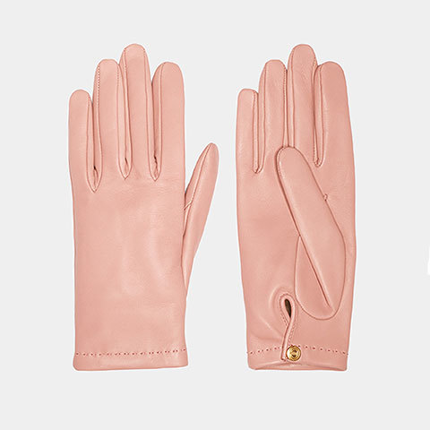 The Garnered - The Garnered Causse Ladies Leather Gloves Victoria Cameo Brown Thumbnail