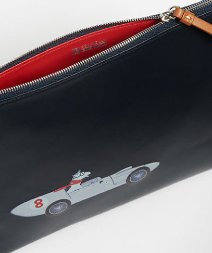 The Garnered - Connolly Car Pouch Navy The Garnered Thumbnail