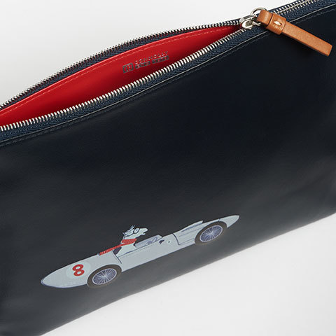 The Garnered - Connolly Car Pouch Navy The Garnered Thumbnail