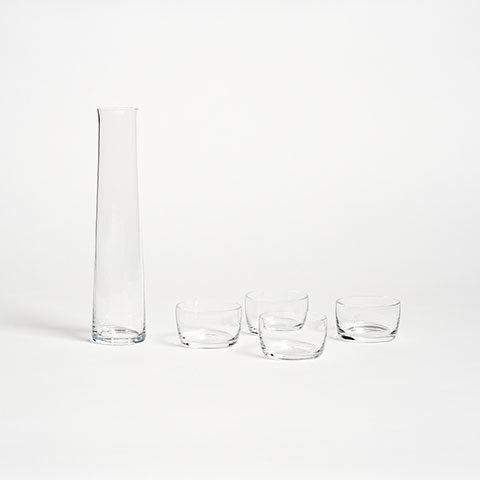The Garnered - Deborah Ehrlich Glass Sake Set The Garnered Thumbnail