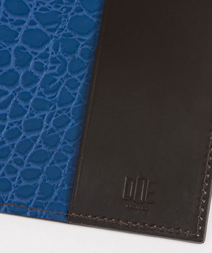 The Garnered - Doe Leather Charlie Lee Potter Notebook Cover The Garnered Detail Thumbnail