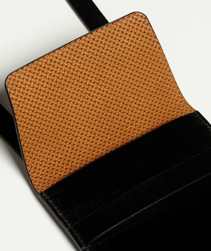 The Garnered - Doe Leather Fine Handcrafted Phone Pouch The Garnered Vintage Detail Thumbnail