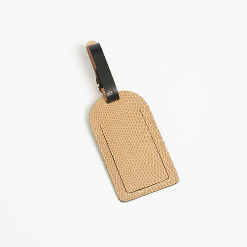 The Garnered - Doe Leather Luggage Tag Snakeskin The Garnered Thumbnail