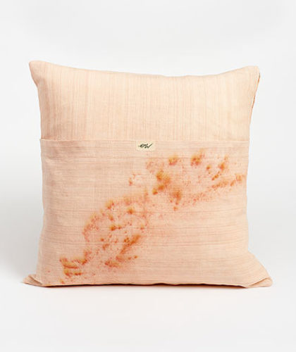 The Garnered - Ellen Williams Fabric Cushion Russet Flecks The Garnered Back Thumbnail