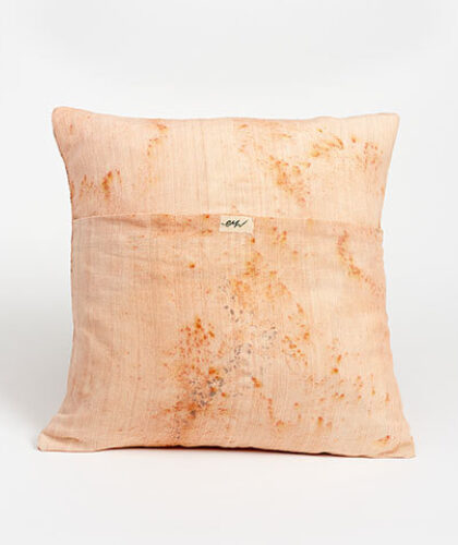 The Garnered - Ellen Williams Fabric Cushion Russet Mist The Garnered Back Thumbnail