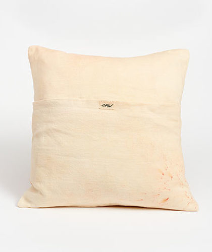 The Garnered - Ellen Williams Fabric Cushion Sunset Mist The Garnered Back Thumbnail