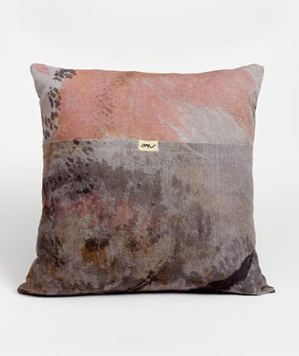The Garnered - Ellen Williams Fabric Cushion Sunset Storm The Garnered Back Thumbnail