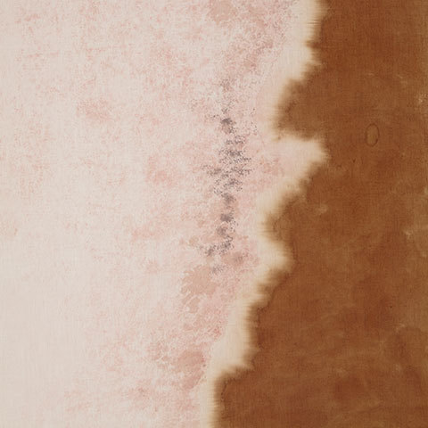 The Garnered - Ellen Mae Williams Hand Dyed Linen Chestnut Waves The Garnered Detail 2 Thumbnail