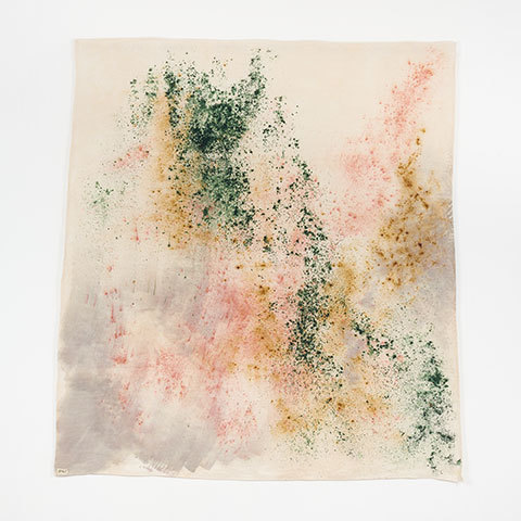 The Garnered - Ellen Mae Williams Textiles Linen Throw Spring Showers The Garnered Thumbnail