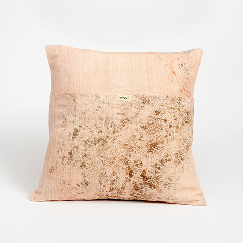 The Garnered - Ellen Williams Fabric Cushion Chestnut Splash The Garnered Back Thumbnail