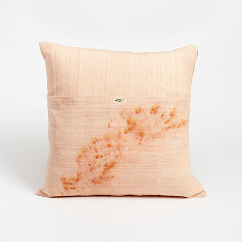 The Garnered - Ellen Williams Fabric Cushion Russet Flecks The Garnered Back Thumbnail