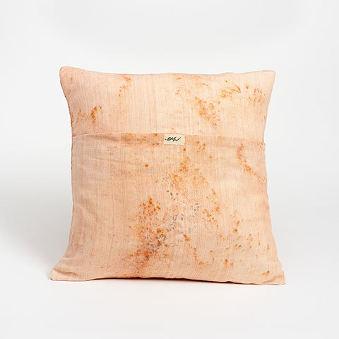 The Garnered - Ellen Williams Fabric Cushion Russet Mist The Garnered Back Thumbnail